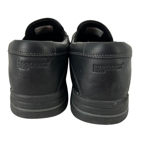 Rockport XCS Mens Black Leather Loafers Slip-On Casual Shoes Size 11.5 W - Picture 3 of 11